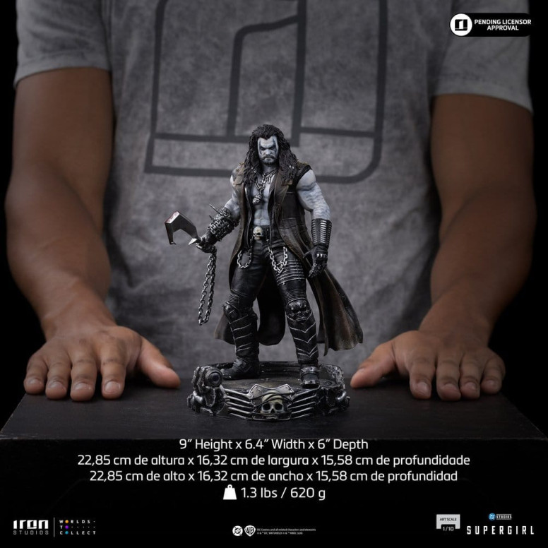 Iron Studios - DC Comics - LOBO Art Scale 1/10 - Supergirl.