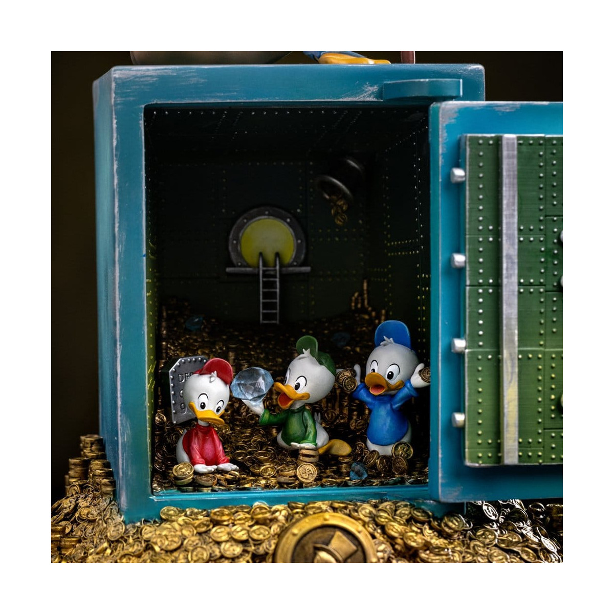 Iron Studios - Disney Zio Paperone McDuck e nipoti Deluxe Art Scale 1/10 - Duck Tales