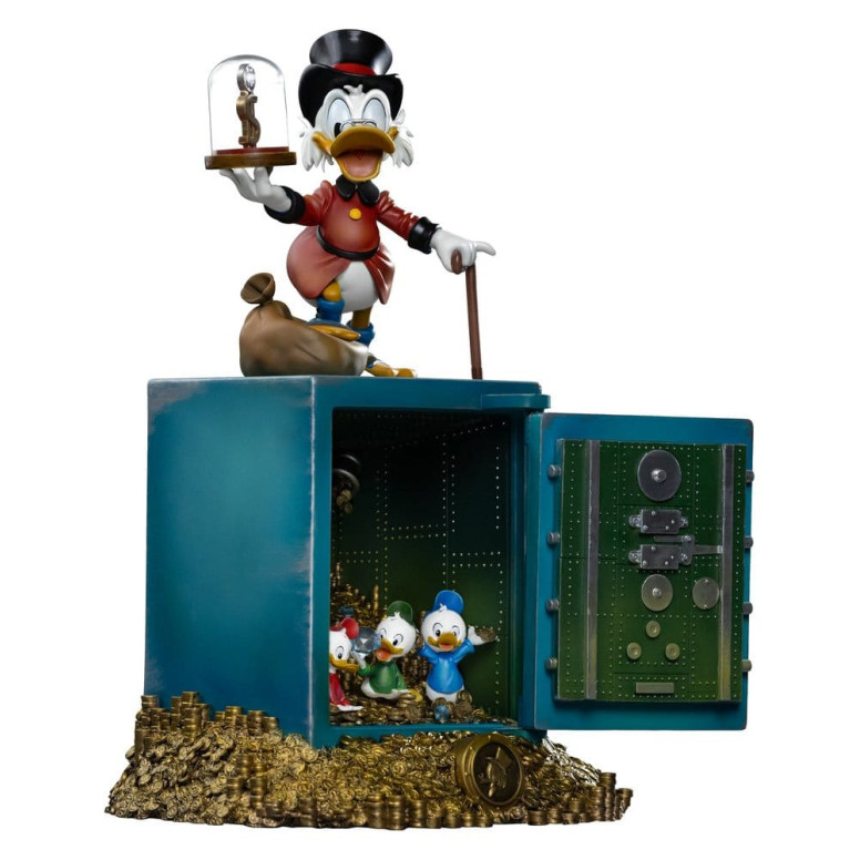 Iron Studios - Disney Zio Paperone McDuck e nipoti Deluxe Art Scale 1/10 - Duck Tales