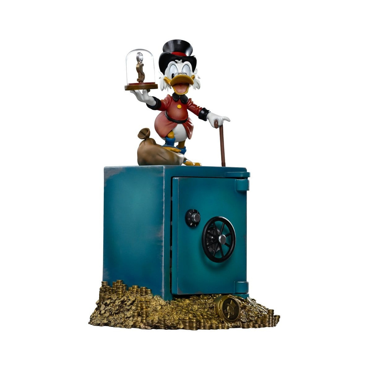 Iron Studios - Disney Zio Paperone McDuck e nipoti Deluxe Art Scale 1/10 - Duck Tales
