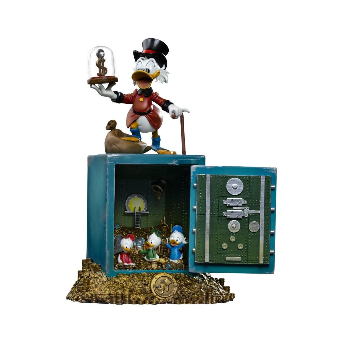 Iron Studios - Disney Zio Paperone McDuck e nipoti Deluxe Art Scale 1/10 - Duck Tales