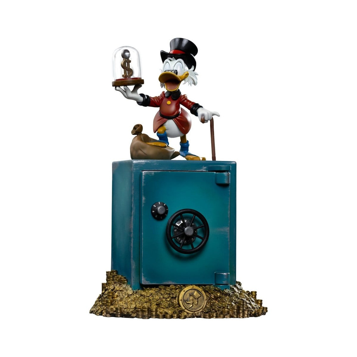 Iron Studios - Disney Zio Paperone McDuck e nipoti Deluxe Art Scale 1/10 - Duck Tales