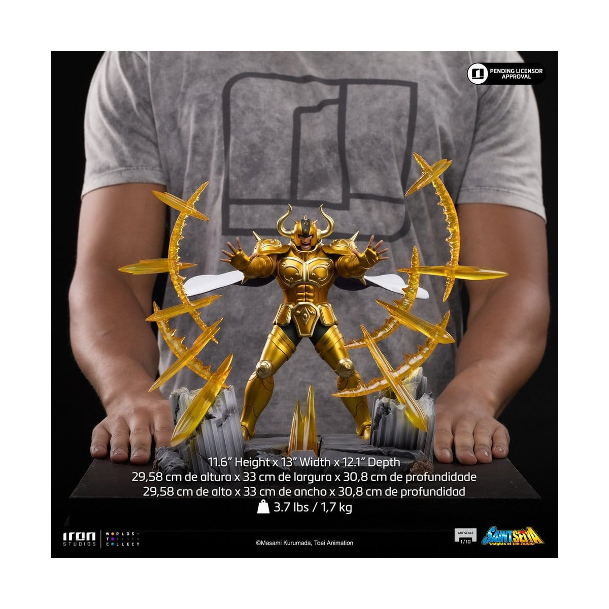 Iron Studios - Saint Seiya - taurus Aldebaran Art Scale 1/10 - Cavalieri dello Zodiaco