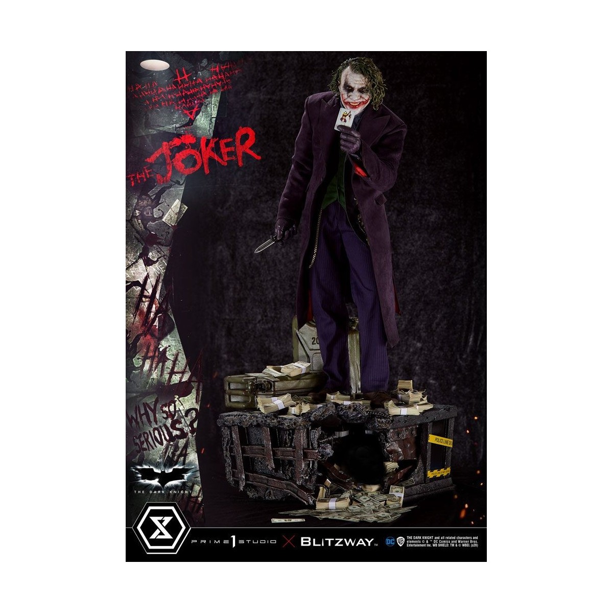 Prime 1 Studio - Il Joker - Il Cavaliere Oscuro - Bonus Ver. 1/3