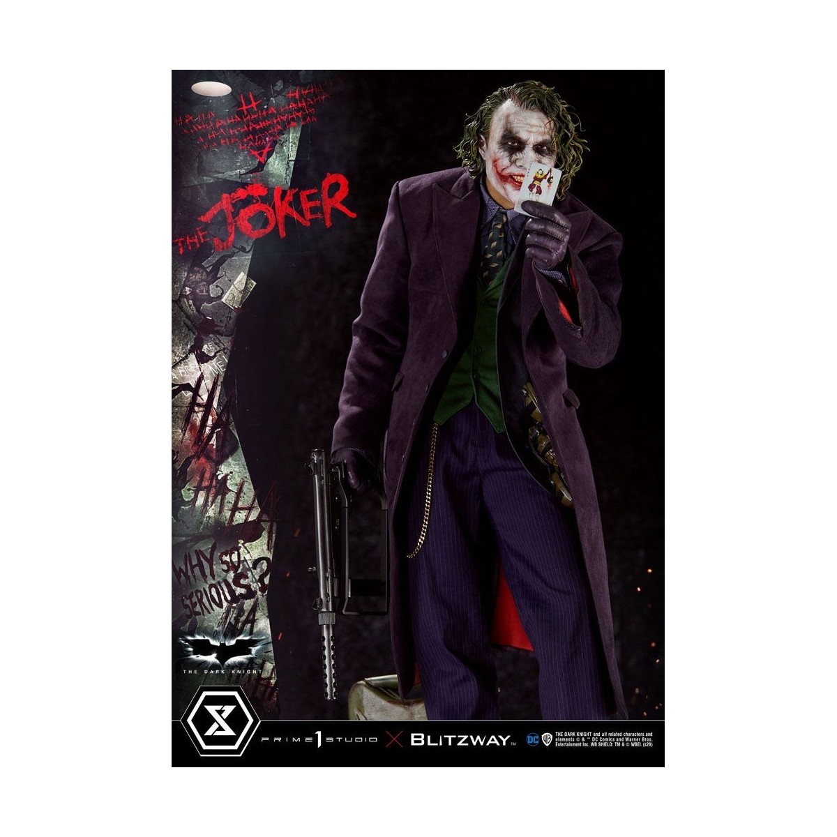 Prime 1 Studio - Il Joker - Il Cavaliere Oscuro - Bonus Ver. 1/3