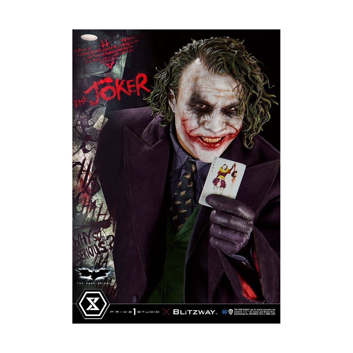 Prime 1 Studio - Il Joker - Il Cavaliere Oscuro - Bonus Ver. 1/3