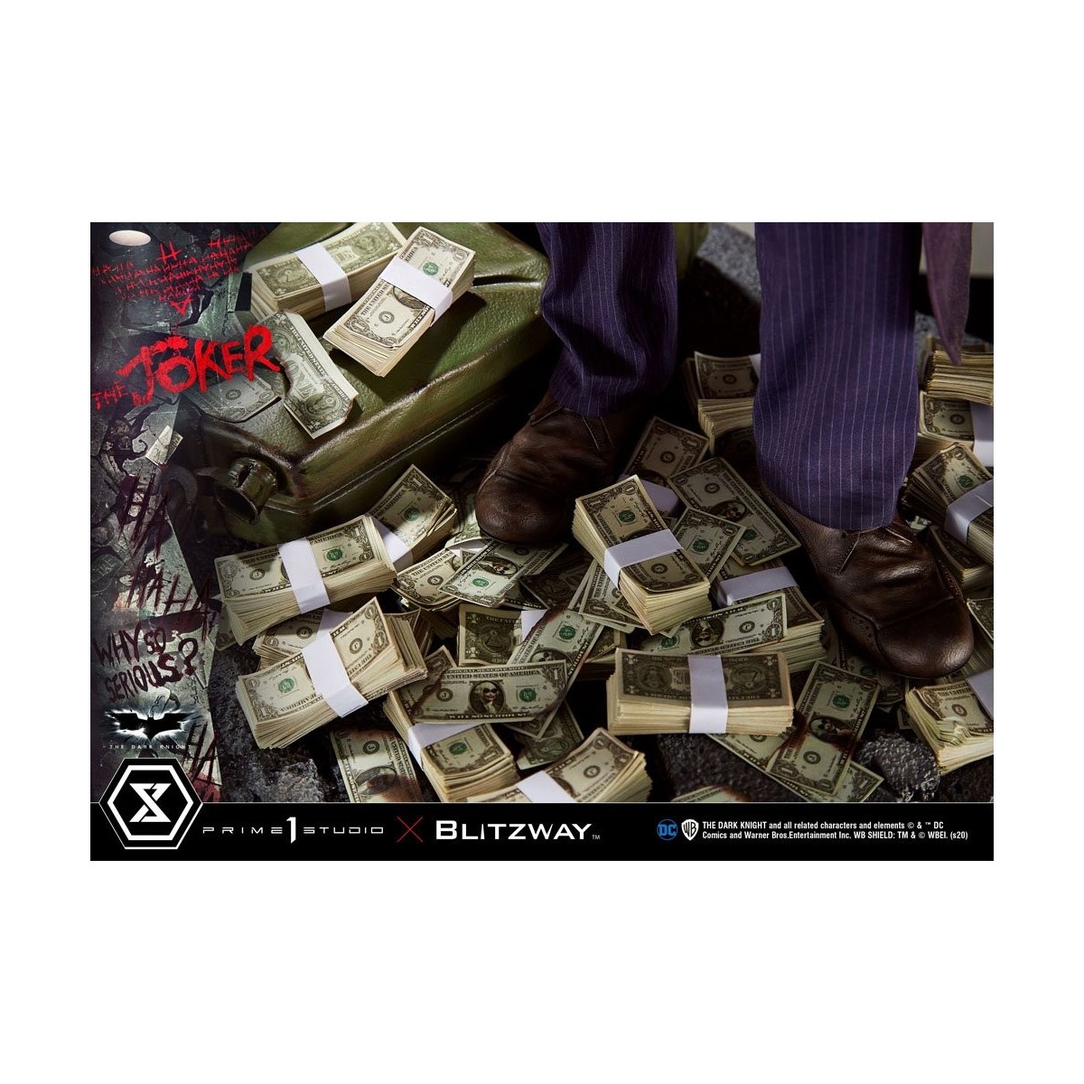Prime 1 Studio - Il Joker - Il Cavaliere Oscuro - Bonus Ver. 1/3