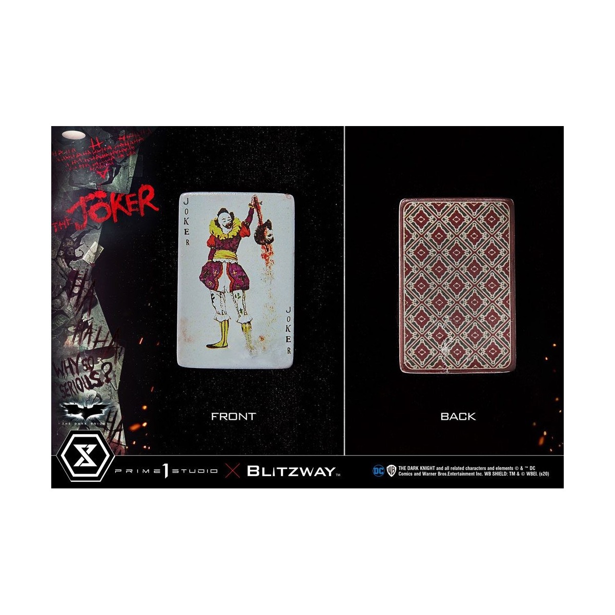 Prime 1 Studio - Il Joker - Il Cavaliere Oscuro - Bonus Ver. 1/3