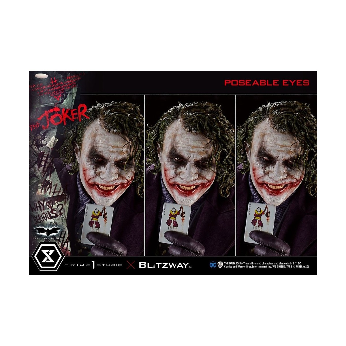 Prime 1 Studio - Il Joker - Il Cavaliere Oscuro - Bonus Ver. 1/3