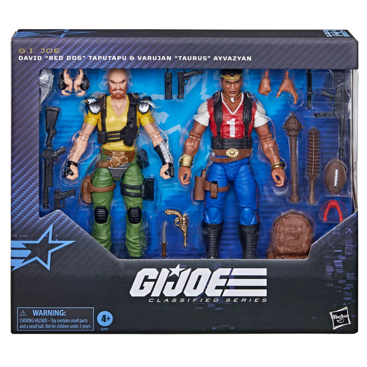 Hasbro G.I.JOE Serie Classificata - David "Red Dog" Taputapu e Varujan "Taurus" Ayvazyan