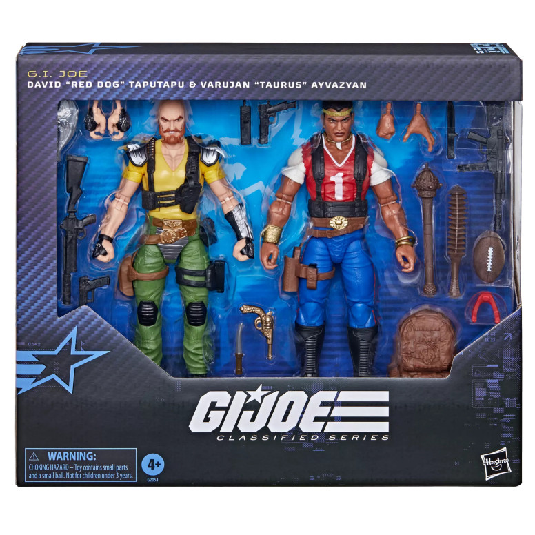 Hasbro G.I.JOE Serie Classificata - David "Red Dog" Taputapu e Varujan "Taurus" Ayvazyan