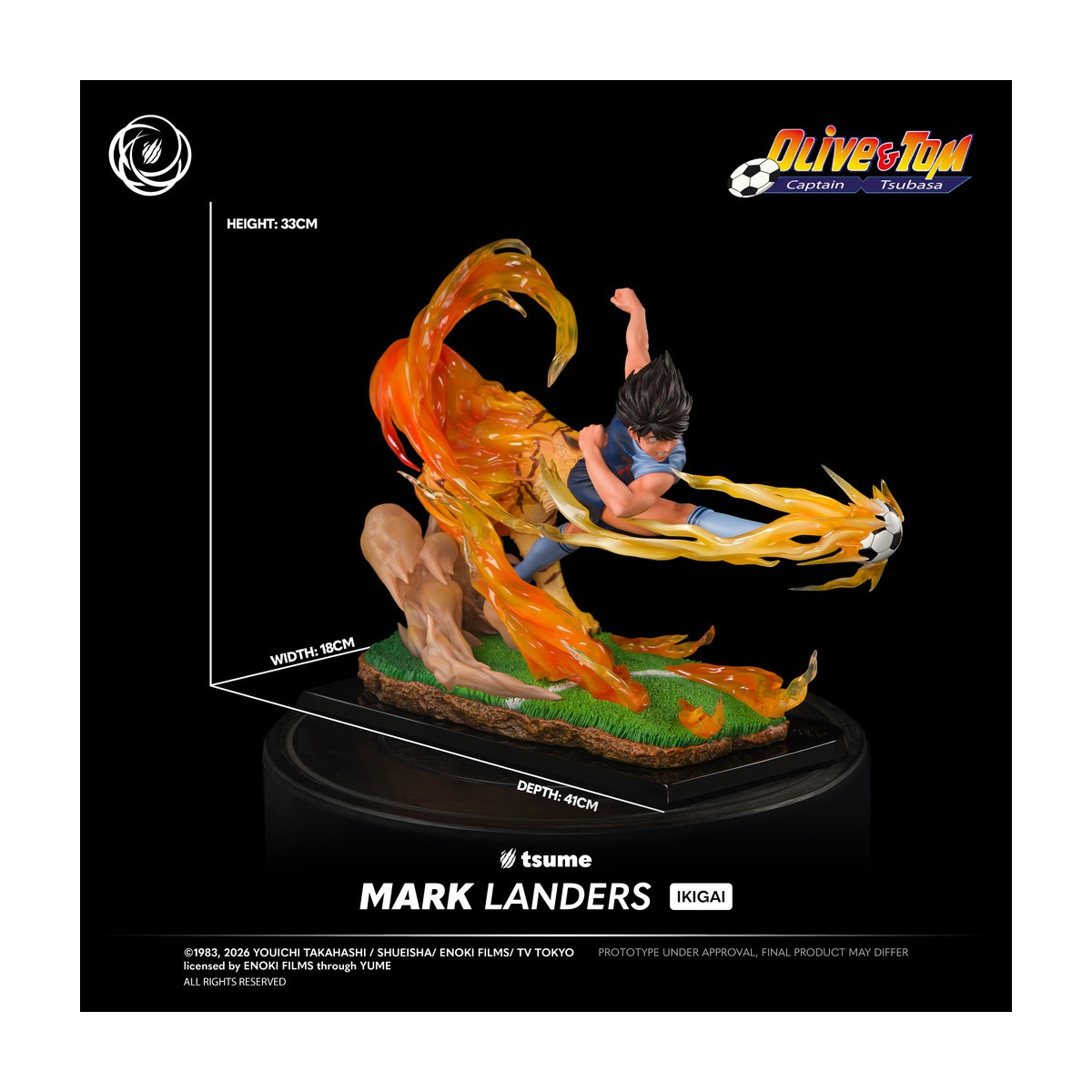 Tsume Ikigai - Mark Landers 1/6 - Olive e Tom - Capitano Tsubasa