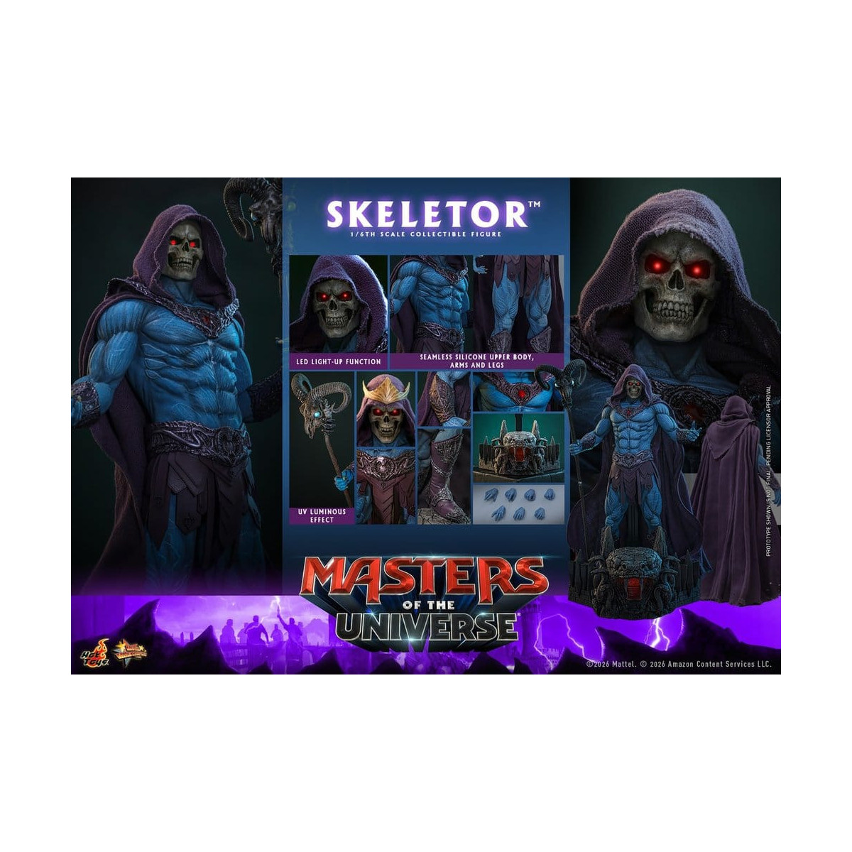 Hot Toys - Skeletor Movie Masterpiece 1/6 - Masters of the Universe