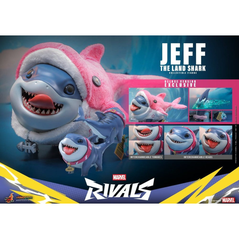 Hot Toys Marvel - Jeff lo squalo di terra (versione Deluxe) - Serie Masterpiece di Marvel Rivals Videogame
