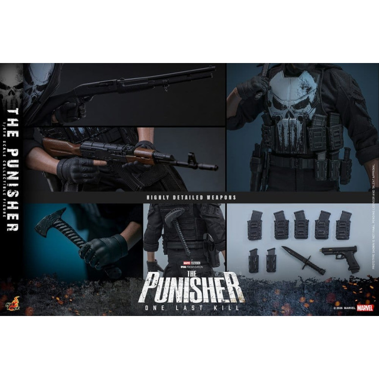 Hot Toys Marvel The The Punisher: One last Kill - THE The Punisher MMS 1/6