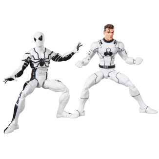 Marvel Legends Serie - Fantastici Quattro Fondazione Futuro - Mr. Fantastic e Spider-Man