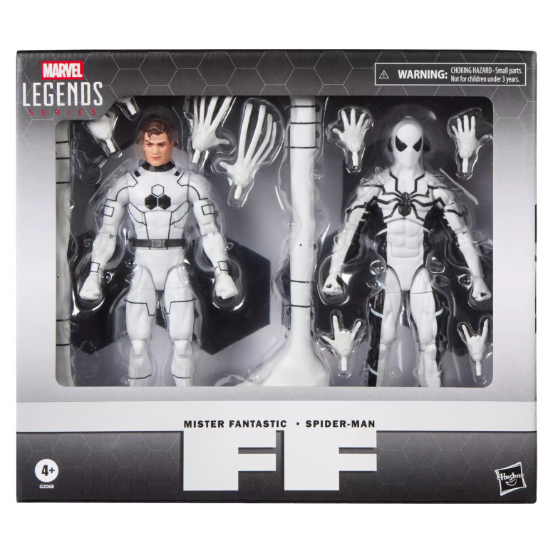 Marvel Legends Serie - Fantastici Quattro Fondazione Futuro - Mr. Fantastic e Spider-Man