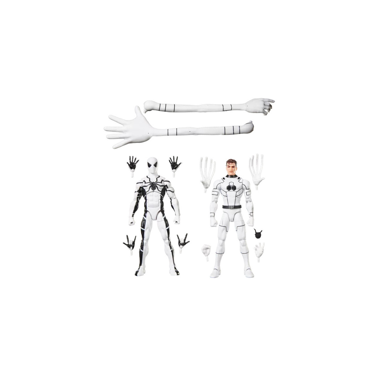 Marvel Legends Serie - Fantastici Quattro Fondazione Futuro - Mr. Fantastic e Spider-Man