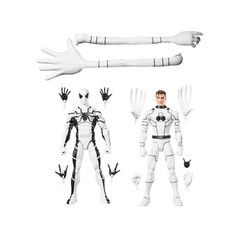 Marvel Legends Serie - Fantastici Quattro Fondazione Futuro - Mr. Fantastic e Spider-Man