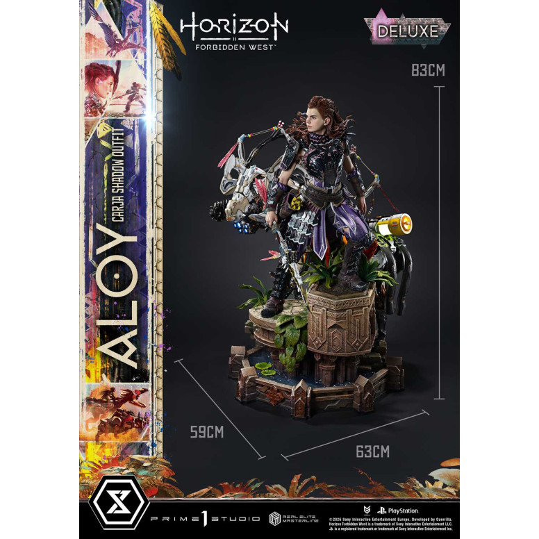 Prime 1 Studio - Aloy Carja Shadow Outfit DX Versione Bonus - Horizon Forbidden West Real Elite Masterline 1/3