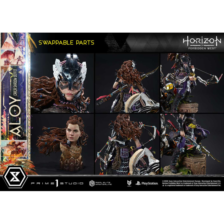 Prime 1 Studio - Aloy Carja Shadow Outfit DX Versione Bonus - Horizon Forbidden West Real Elite Masterline 1/3