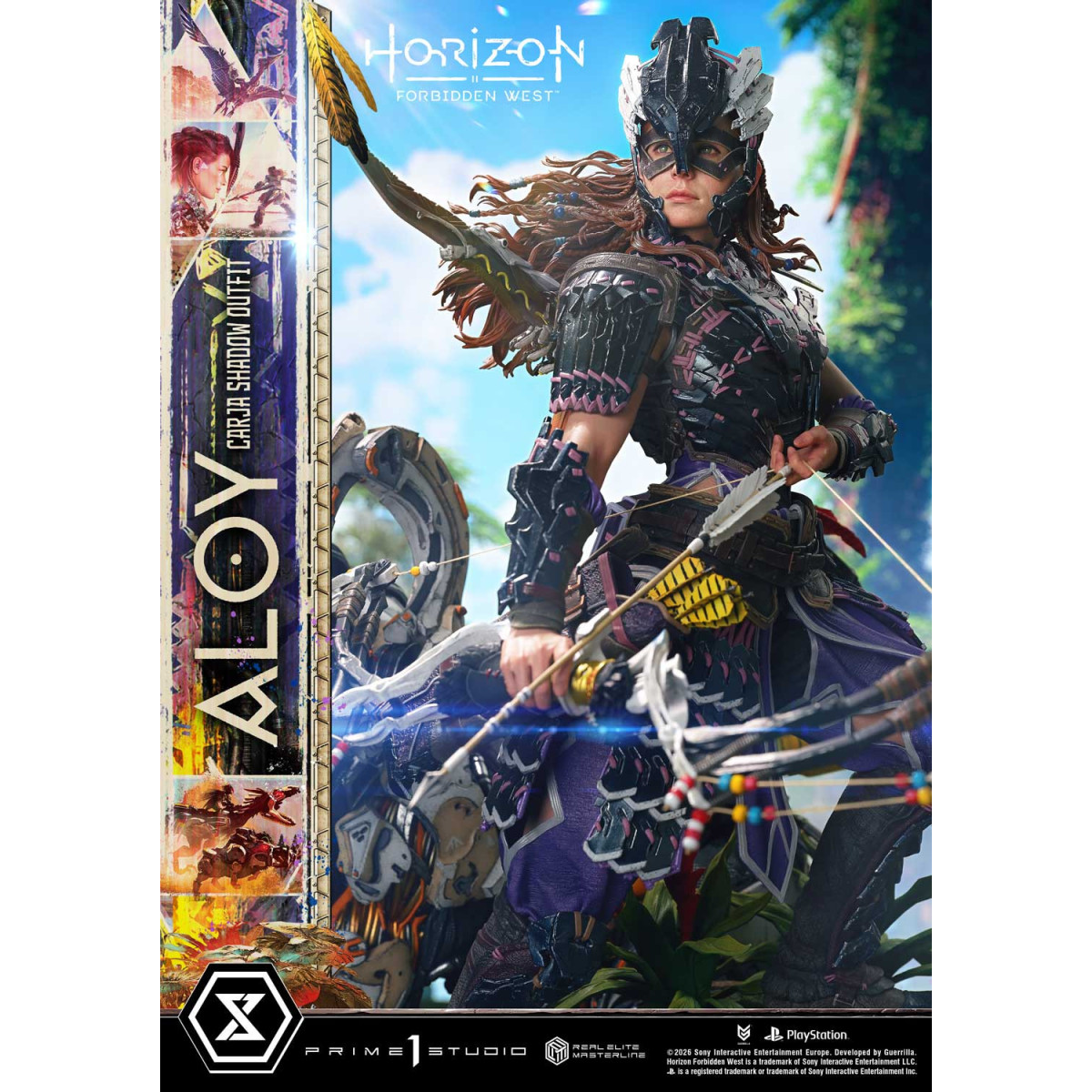 Prime 1 Studio - Aloy Carja Shadow Outfit DX Versione Bonus - Horizon Forbidden West Real Elite Masterline 1/3