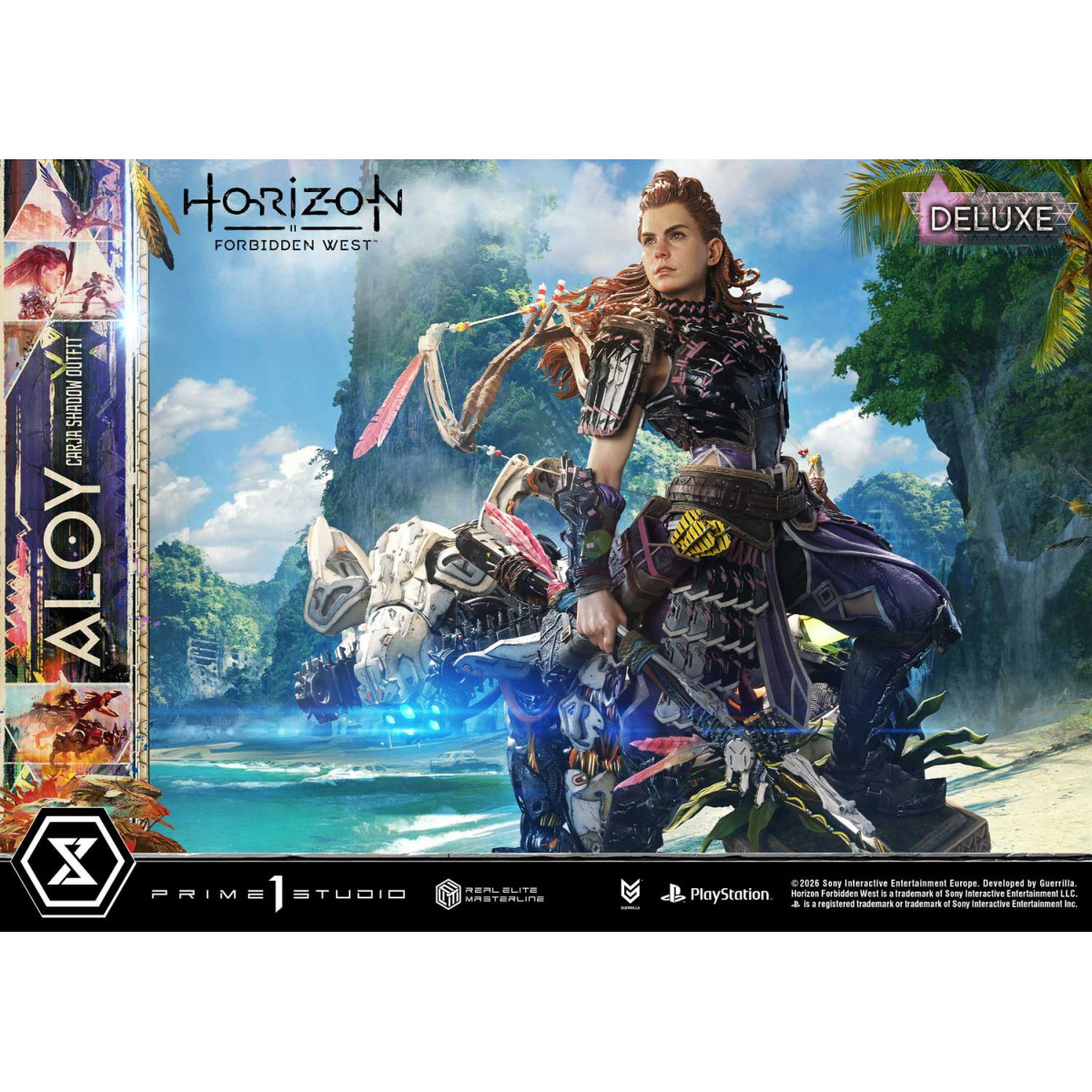 Prime 1 Studio - Aloy Carja Shadow Outfit DX Versione Bonus - Horizon Forbidden West Real Elite Masterline 1/3