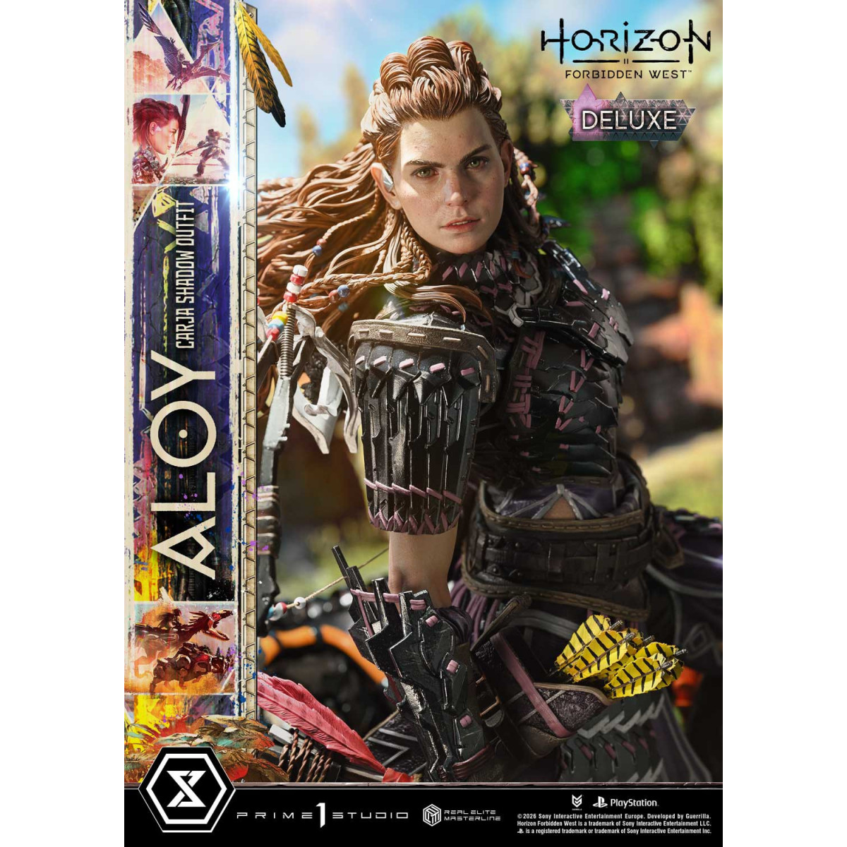 Prime 1 Studio - Aloy Carja Shadow Outfit DX Versione Bonus - Horizon Forbidden West Real Elite Masterline 1/3
