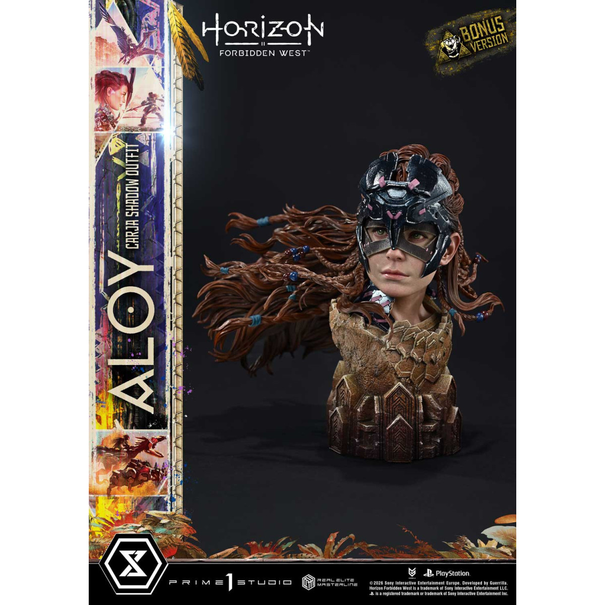 Prime 1 Studio - Aloy Carja Shadow Outfit DX Versione Bonus - Horizon Forbidden West Real Elite Masterline 1/3