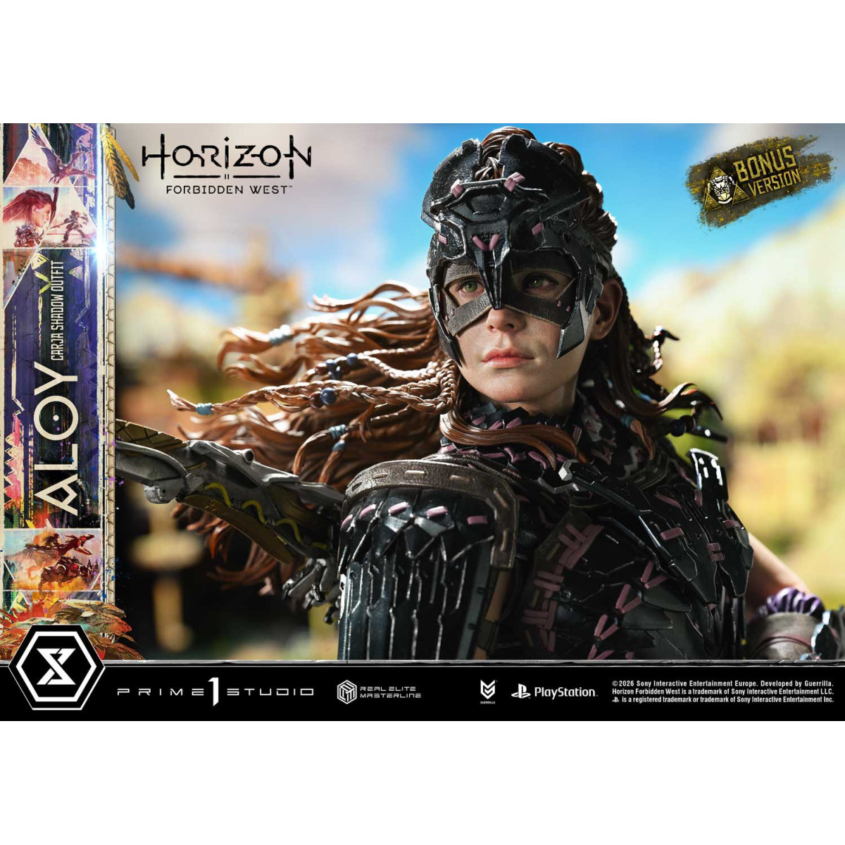 Prime 1 Studio - Aloy Carja Shadow Outfit DX Versione Bonus - Horizon Forbidden West Real Elite Masterline 1/3