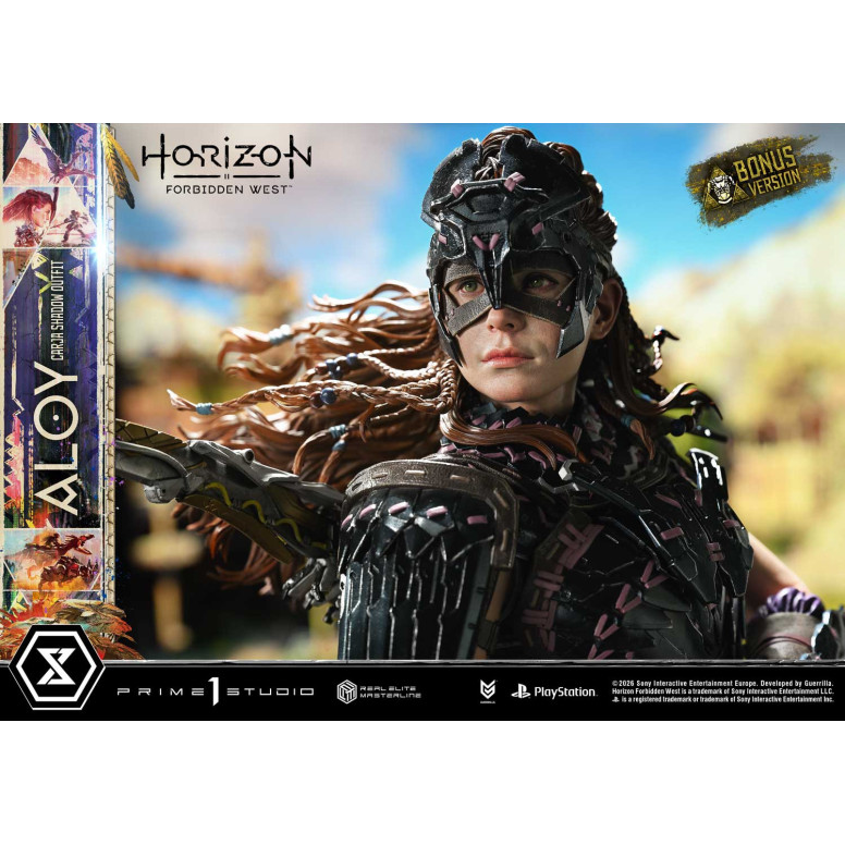 Prime 1 Studio - Aloy Carja Shadow Outfit DX Versione Bonus - Horizon Forbidden West Real Elite Masterline 1/3