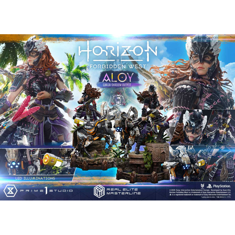 Prime 1 Studio - Completo da ombra di Aloy Carja - Horizon Forbidden West Real Elite Masterline 1/3