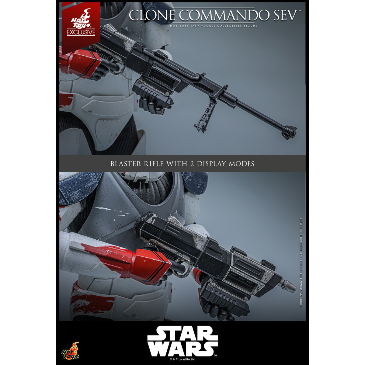 Hot Toys Star Wars - Clone Commando Sev - The Clone Wars 1/6 Esclusiva Hot Toys