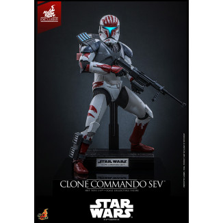 Hot Toys Star Wars - Clone Commando Sev - The Clone Wars 1/6 Esclusiva Hot Toys