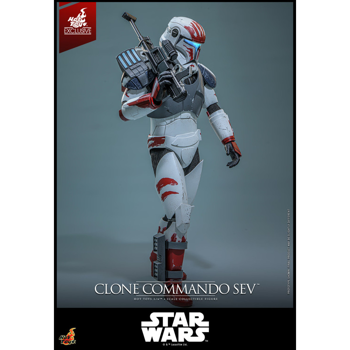 Hot Toys Star Wars - Clone Commando Sev - The Clone Wars 1/6 Esclusiva Hot Toys