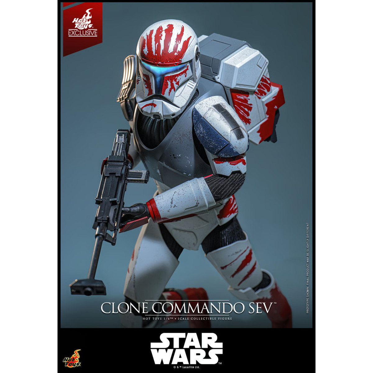 Hot Toys Star Wars - Clone Commando Sev - The Clone Wars 1/6 Esclusiva Hot Toys