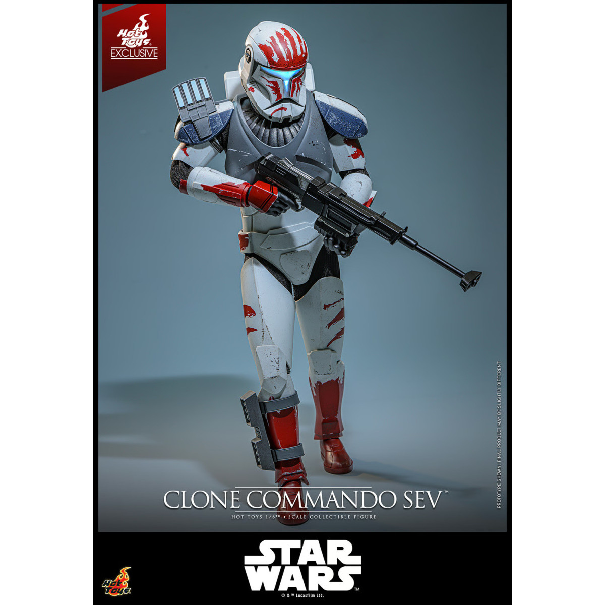 Hot Toys Star Wars - Clone Commando Sev - The Clone Wars 1/6 Esclusiva Hot Toys