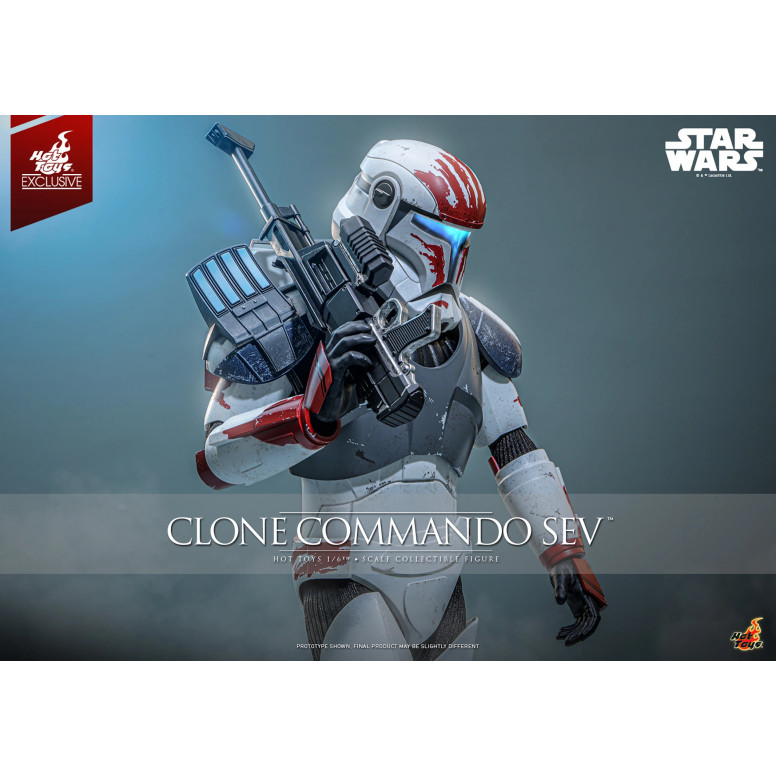 Hot Toys Star Wars - Clone Commando Sev - The Clone Wars 1/6 Esclusiva Hot Toys