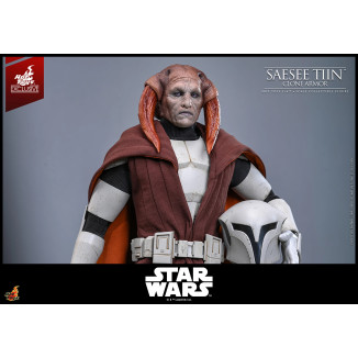 Hot Toys Star Wars - Saesee Tiin (Armatura dei Cloni) TMS 1/6 - Esclusiva Hot Toys The Clone Wars