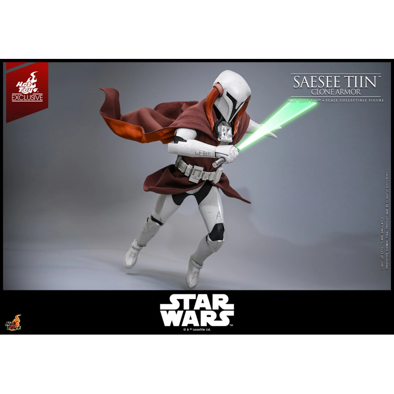 Hot Toys Star Wars - Saesee Tiin (Armatura dei Cloni) TMS 1/6 - Esclusiva Hot Toys The Clone Wars