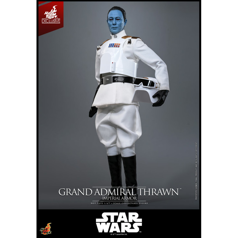Hot Toys Star Wars - Grand'ammiraglio Thrawn (armatura imperiale) 1/6 - Ribelli - Esclusiva Hot Toys