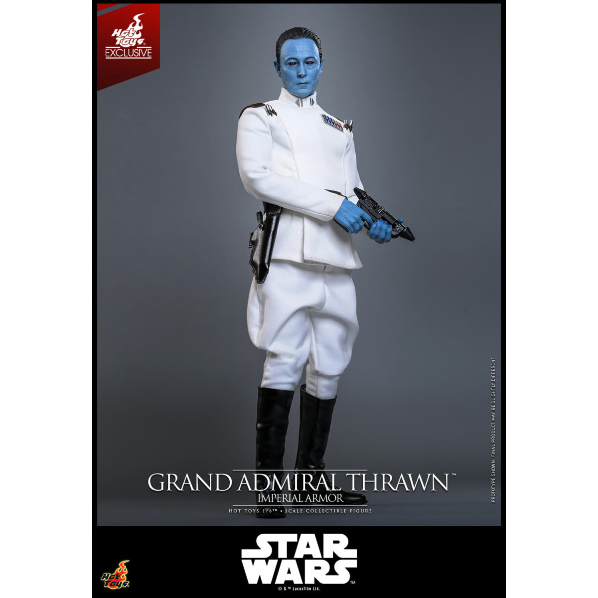 Hot Toys Star Wars - Grand'ammiraglio Thrawn (armatura imperiale) 1/6 - Ribelli - Esclusiva Hot Toys