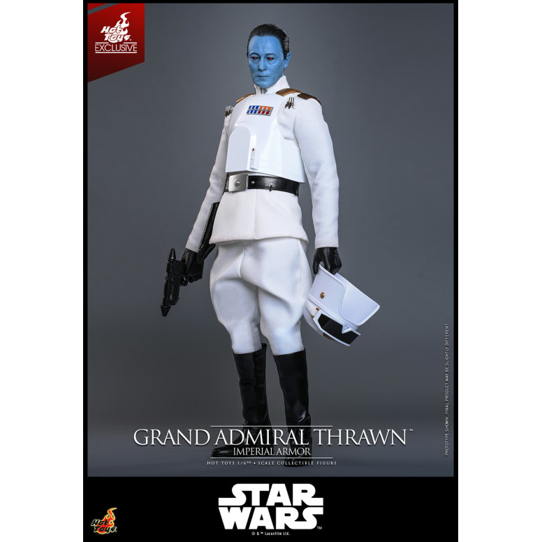 Hot Toys Star Wars - Grand'ammiraglio Thrawn (armatura imperiale) 1/6 - Ribelli - Esclusiva Hot Toys