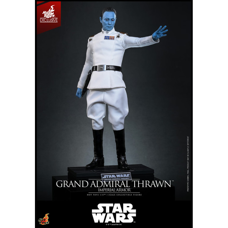 Hot Toys Star Wars - Grand'ammiraglio Thrawn (armatura imperiale) 1/6 - Ribelli - Esclusiva Hot Toys