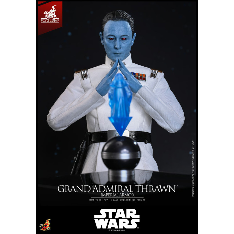 Hot Toys Star Wars - Grand'ammiraglio Thrawn (armatura imperiale) 1/6 - Ribelli - Esclusiva Hot Toys