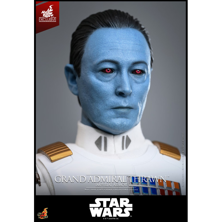 Hot Toys Star Wars - Grand'ammiraglio Thrawn (armatura imperiale) 1/6 - Ribelli - Esclusiva Hot Toys