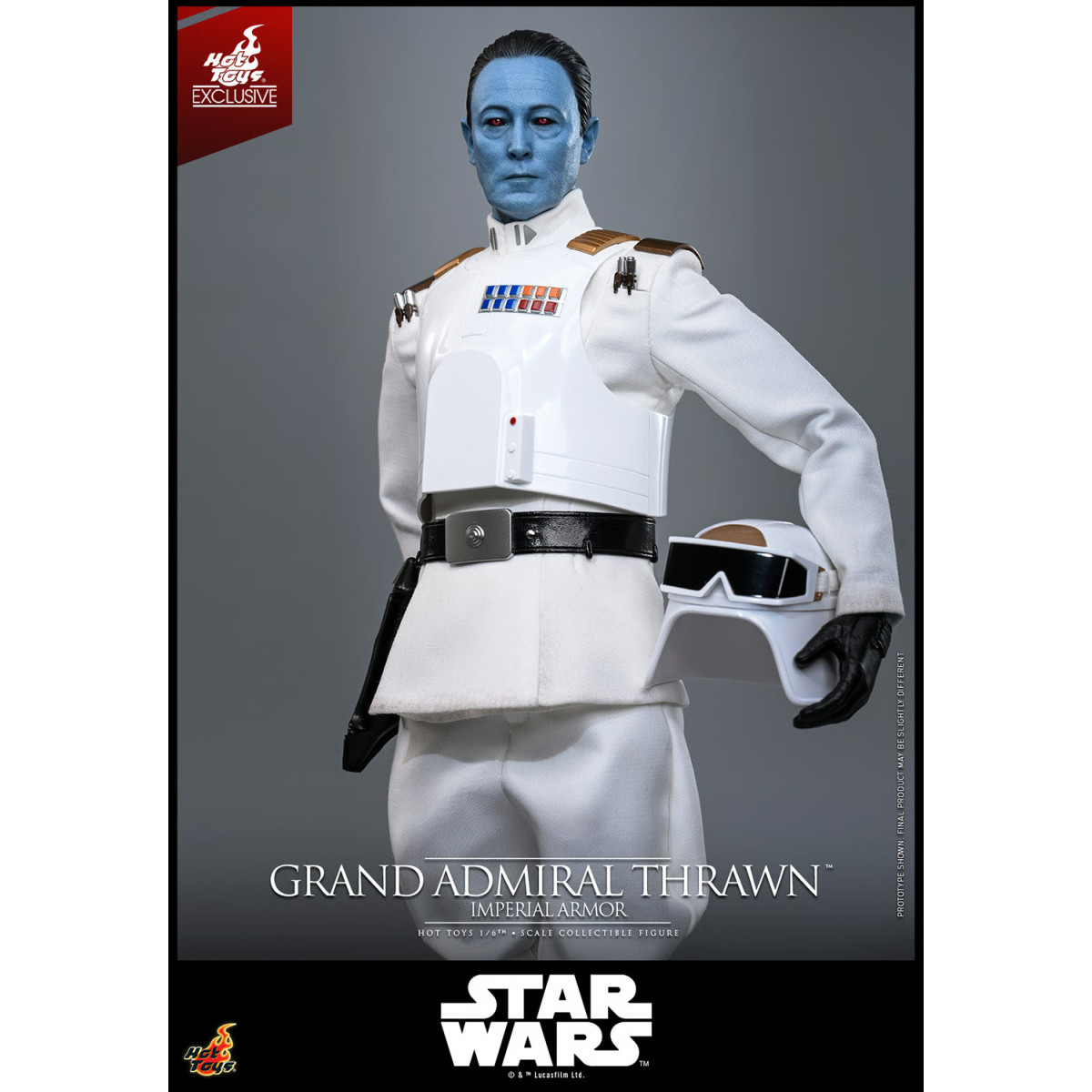 Hot Toys Star Wars - Grand'ammiraglio Thrawn (armatura imperiale) 1/6 - Ribelli - Esclusiva Hot Toys