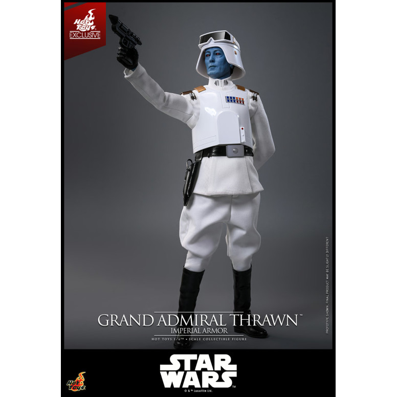 Hot Toys Star Wars - Grand'ammiraglio Thrawn (armatura imperiale) 1/6 - Ribelli - Esclusiva Hot Toys