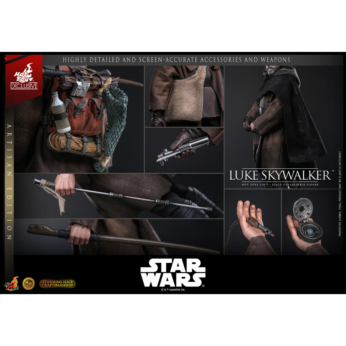 Hot Toys Star Wars - Luke Skywalker (Artisan Editon) MMS 1/6 - Gli ultimi Jedi Hot Toys Exclusive