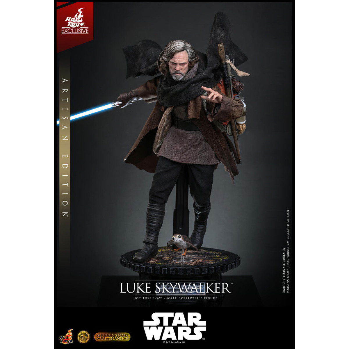 Hot Toys Star Wars - Luke Skywalker (Artisan Editon) MMS 1/6 - Gli ultimi Jedi Hot Toys Exclusive